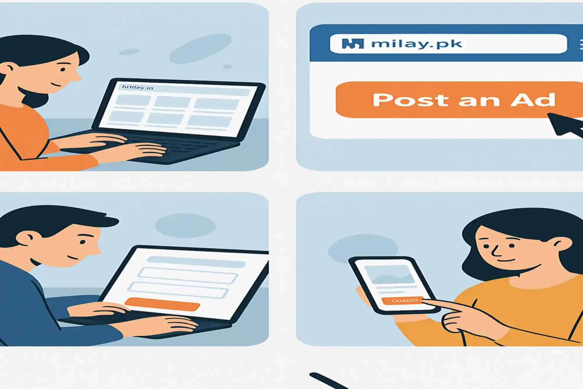 How to Post an Ad on Milay.pk Step by Step